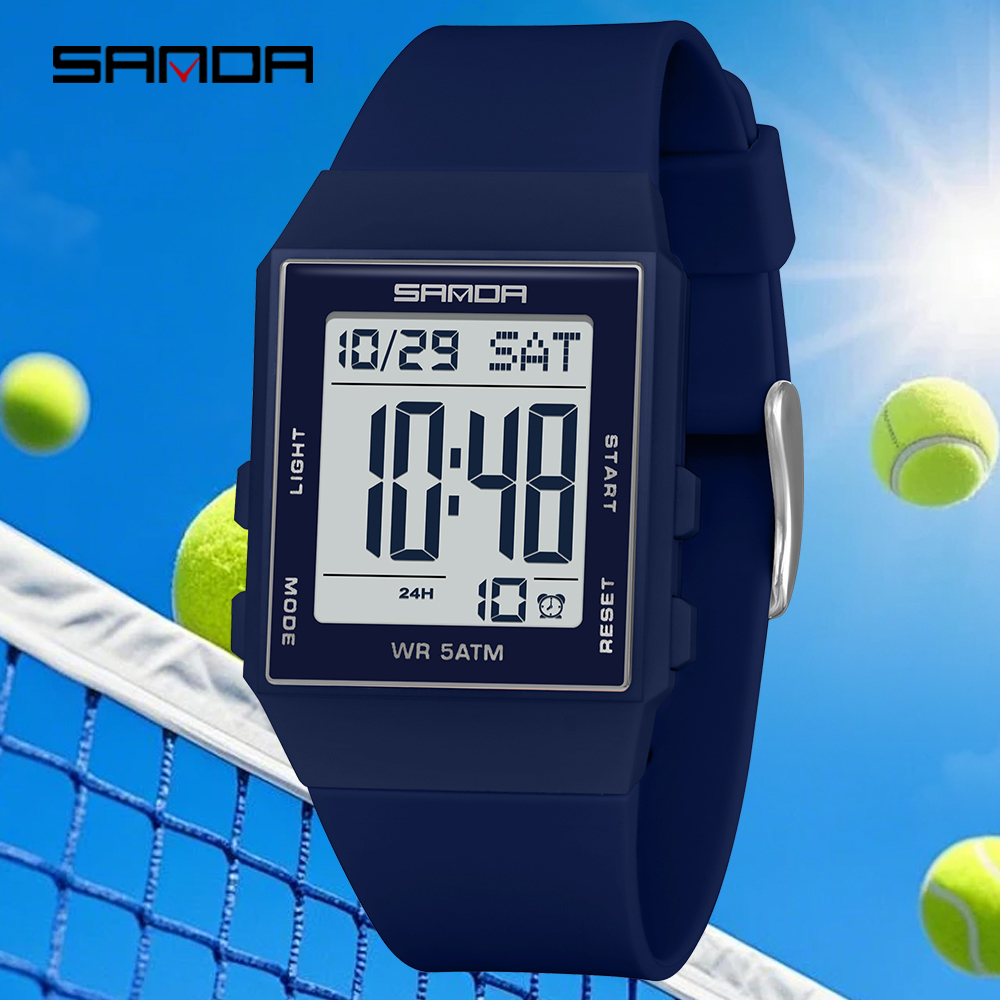 Luxury Watch Shop - SANDA Student Casual Digital Watches LED