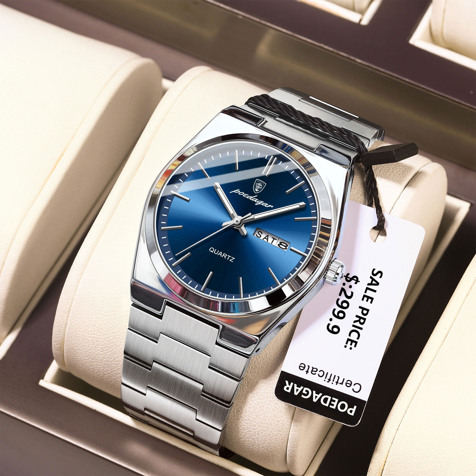 Luxury Watch Cartier - POEDAGAR Luxury Watches For Men Stainless