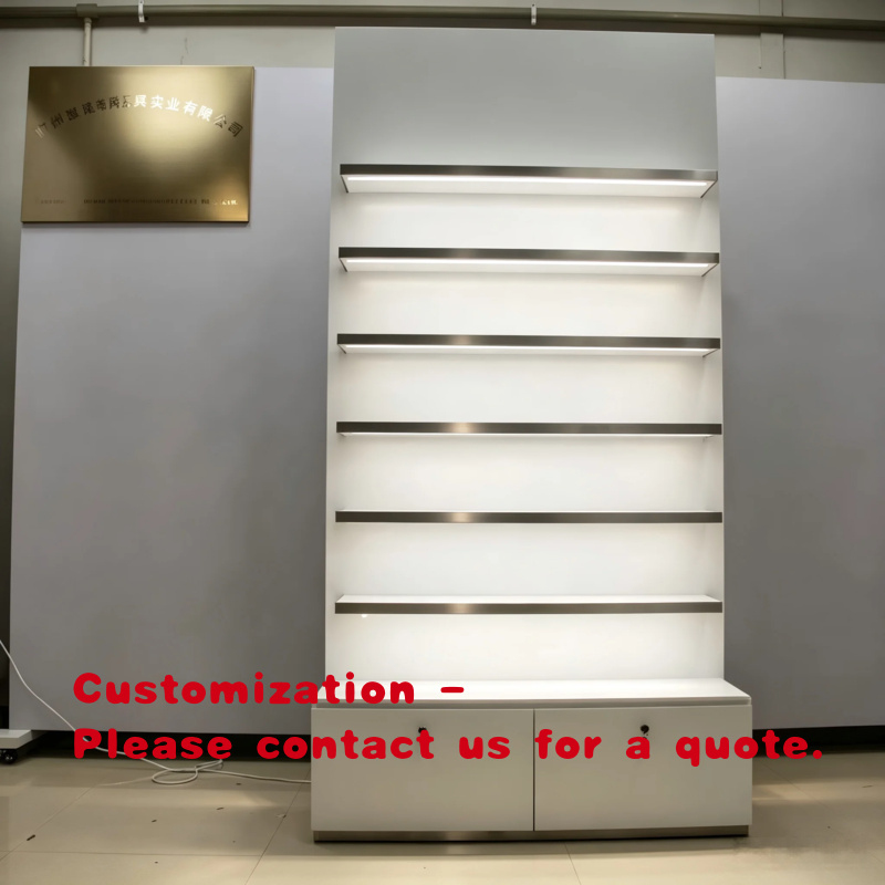 Luxury Watch Shop - custom.In-Stock LED Stainless Steel Wood Display