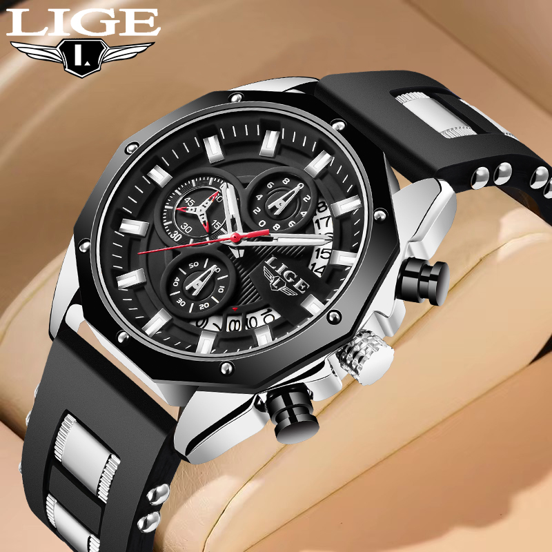 Luxury Watch Straps - LIGE Fashion Outdoor Quartz Man Watch
