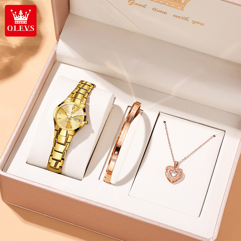 Luxury Watch & Jewellery - OLEVS Ladies Watch 8697 Luxury Elegant