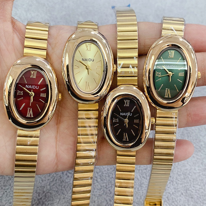 Luxury Watch Index - Luxury Brand Gold Oval Women Quartz
