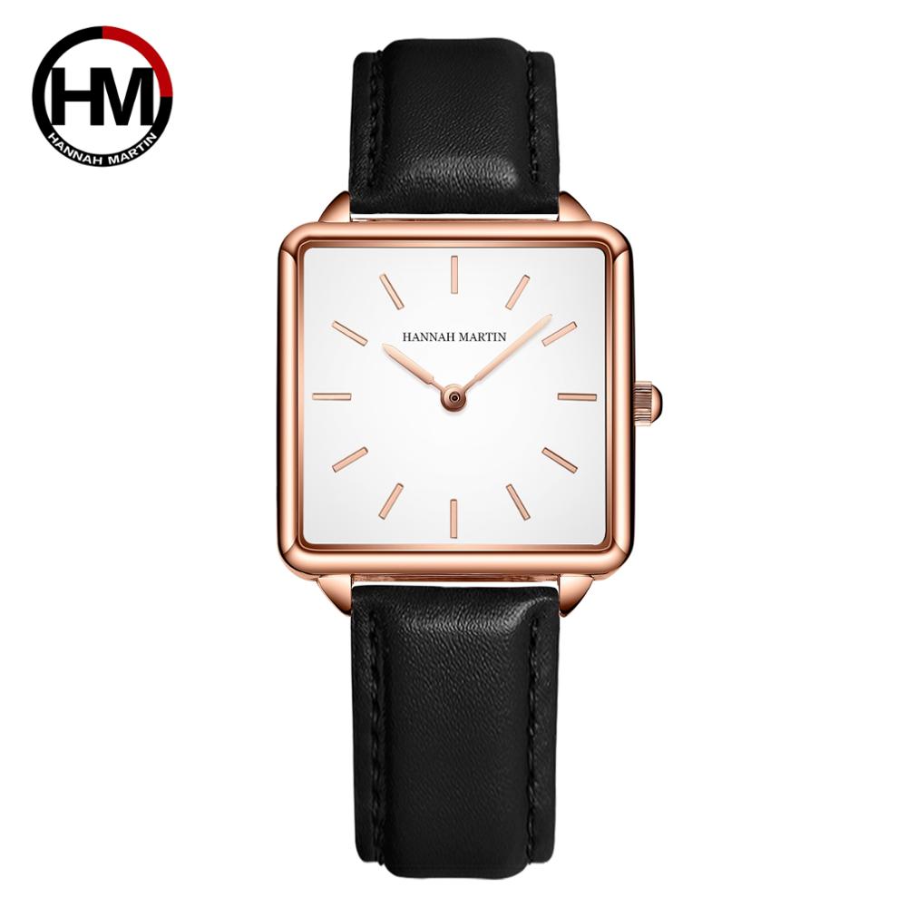 Luxury Watch With Leather Strap - Genuine Leather Strap Japan Quartz Movement