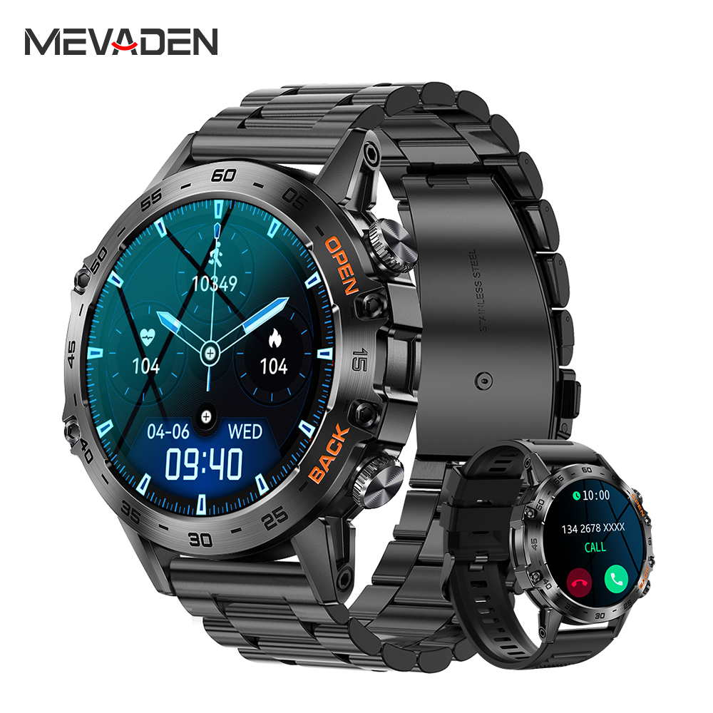 Luxury Watch On Wrist - MEVADEN Steel 1.39 inch Men Luxury