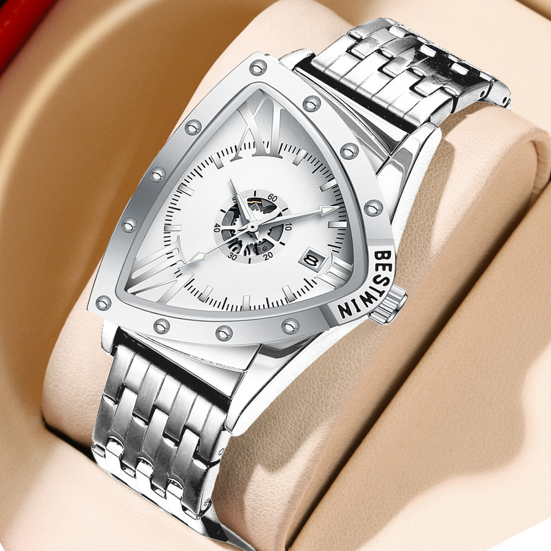 Watch Triangle Luxury - Men's Triangle Watch with Wormhole Concept