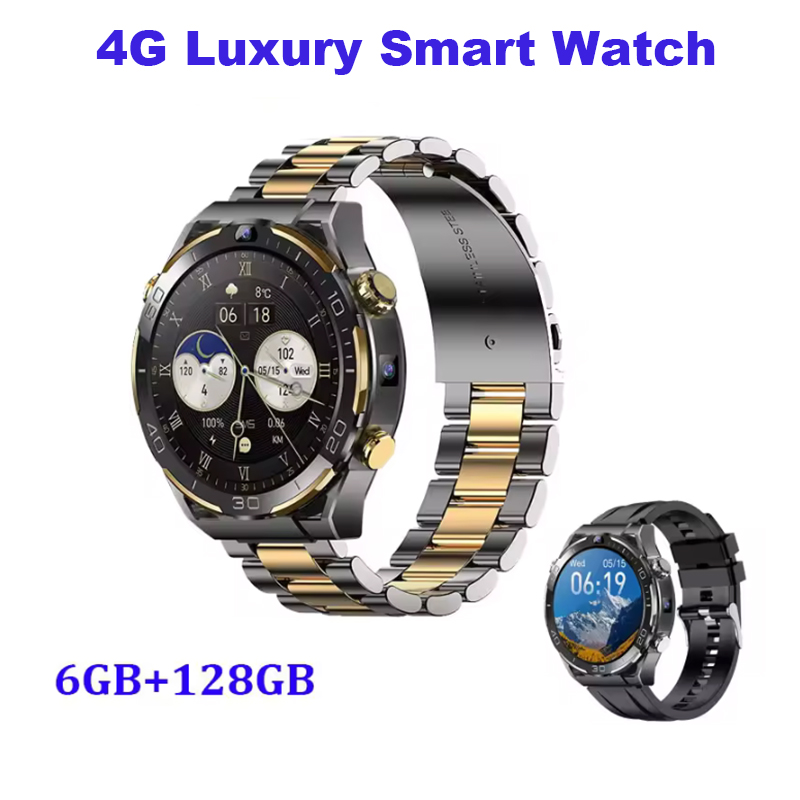 Luxury Watch On Wrist - New 4G LTE Smart Watch Men