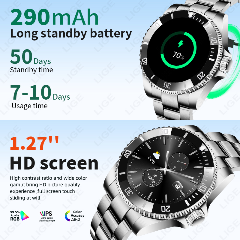 LIGE 2026 Smart Watch 1.27