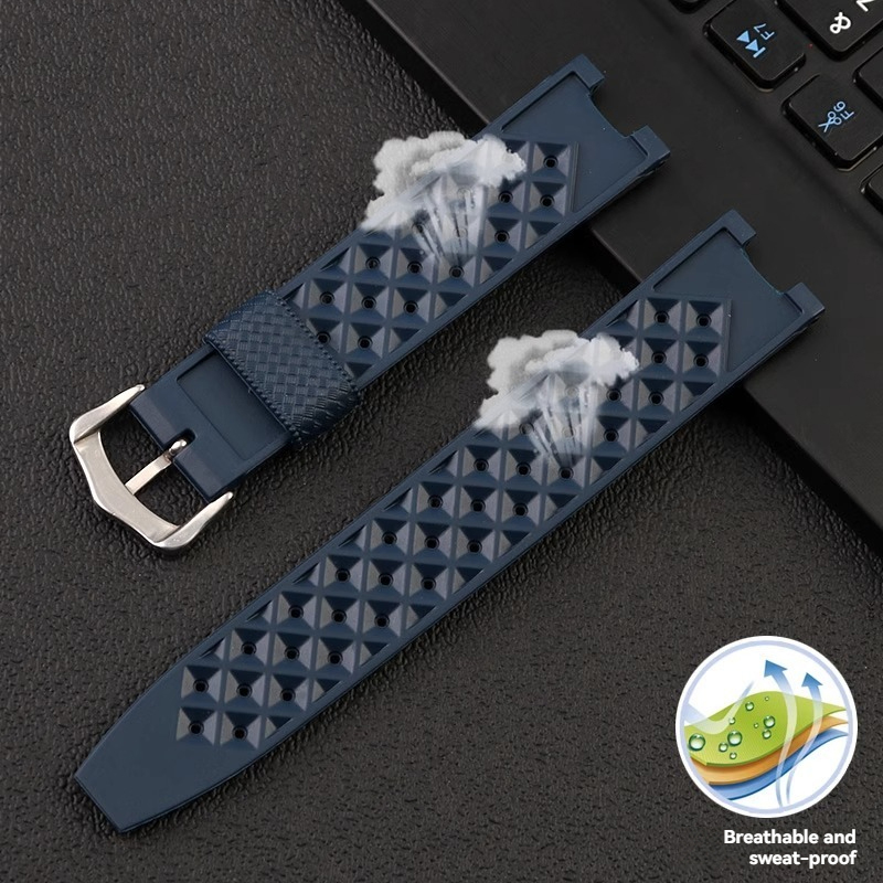 Rubber Men's Watch Strap for C - Luxury Watch Leather Strap recension och pris