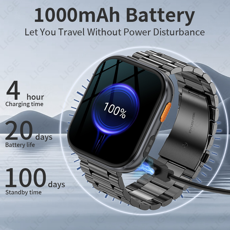 LIGE New Military Outdoor 1000 - Luxury Watch On Wrist recension och pris