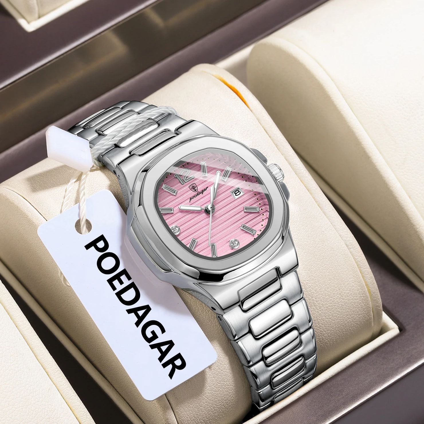 POEDAGAR Square Fashion Woman  - Luxury Watch Index recension och pris