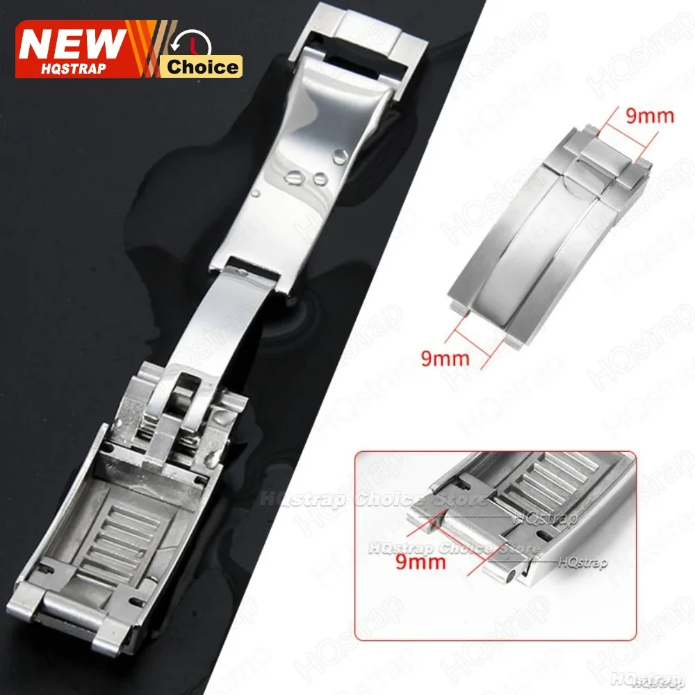 9mmx9mm Folding Buckle for Rol - Luxury Watch Gold recension och pris