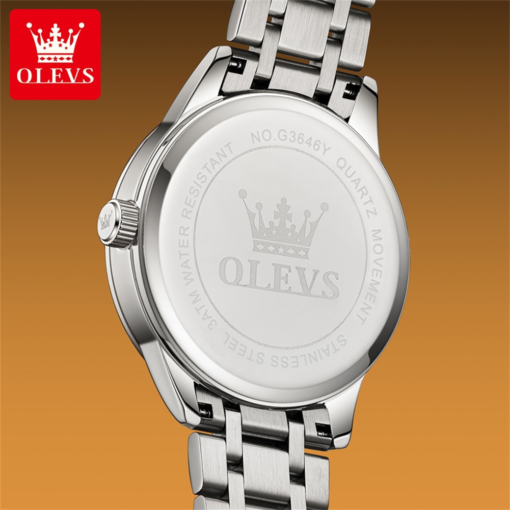 OLEVS Moon Phase men's watches - Luxury Watch Men recension och pris