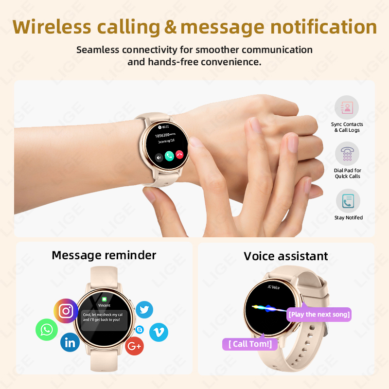 2026 LIGE Women Smart Watch Lu - Luxury Watch On Wrist recension och pris