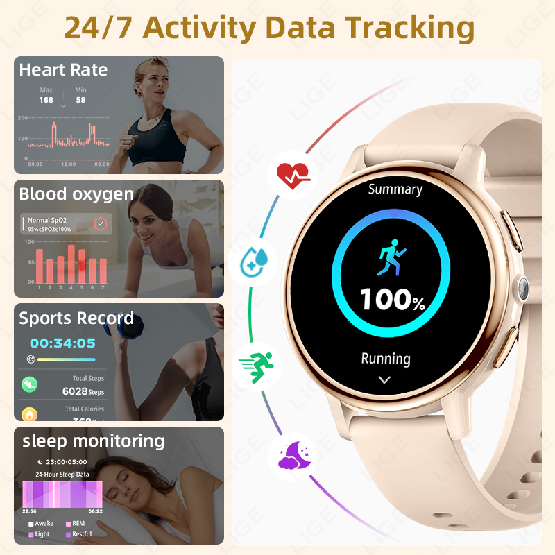 2026 LIGE Women Smart Watch Lu - Luxury Watch On Wrist recension och pris