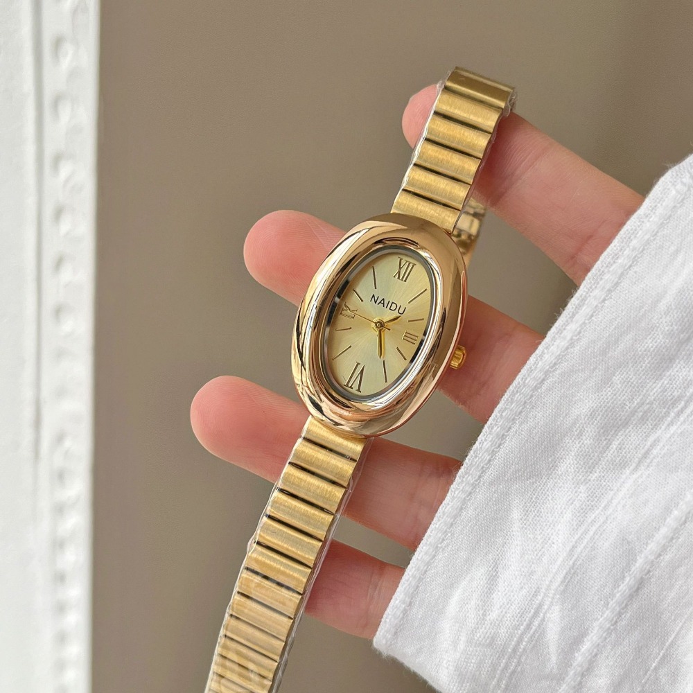 Luxury Brand Gold Oval Women Q - Luxury Watch Index recension och pris