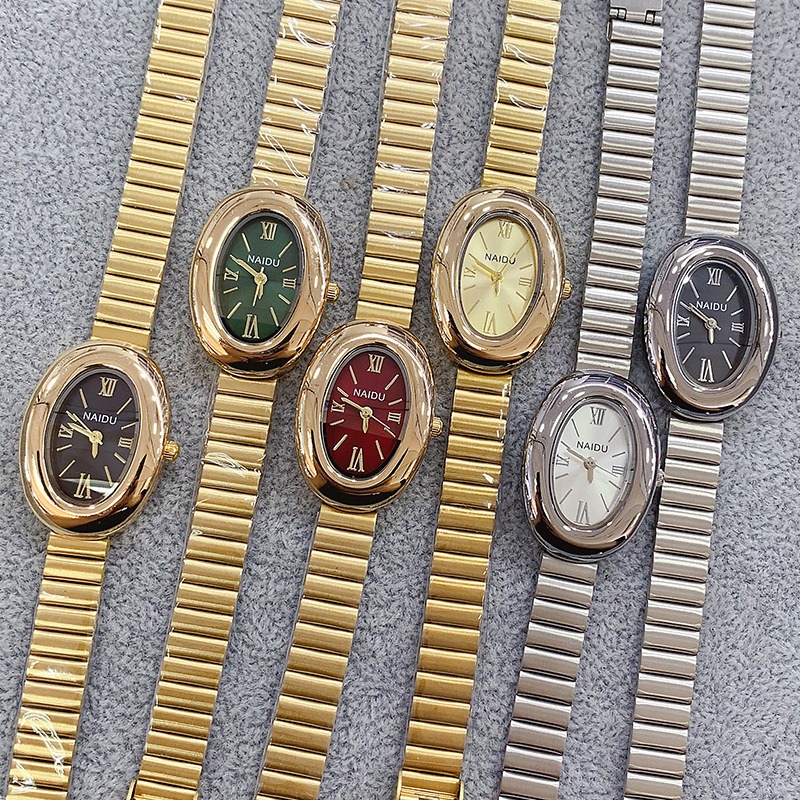 Luxury Brand Gold Oval Women Q - Luxury Watch Index recension och pris