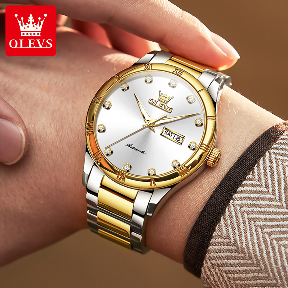 OLEVS Men's Watches Luxury Cas - Luxury Watch Men recension och pris