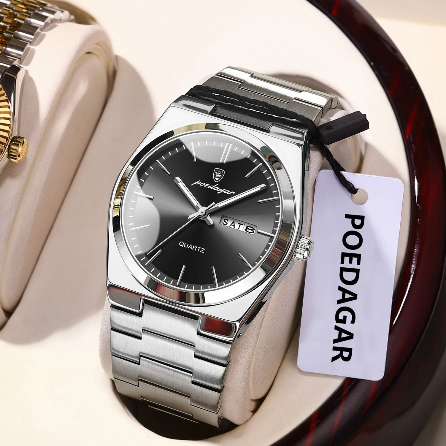 POEDAGAR Luxury Men's Quartz W - Luxury Watch Cartier recension och pris
