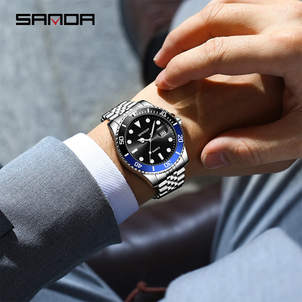 SANDA 1099 Fashion Luxury Men' - Luxury Watch Shop recension och pris