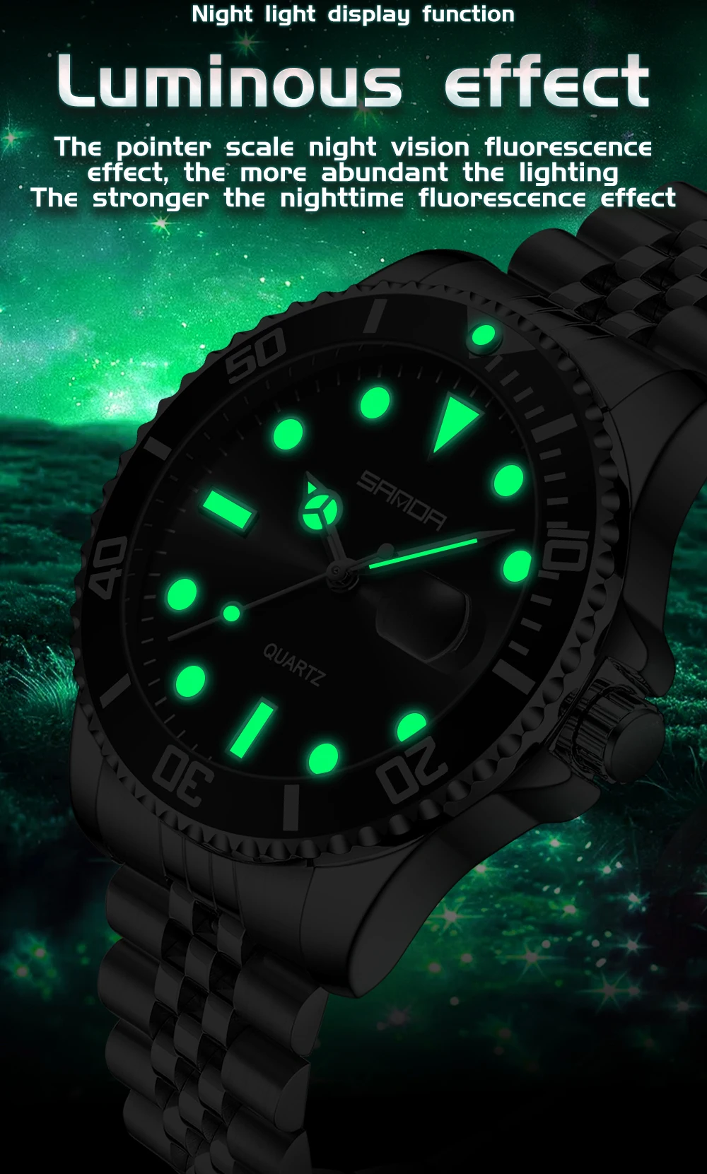 SANDA 1099 Fashion Luxury Men' - Luxury Watch Shop recension och pris