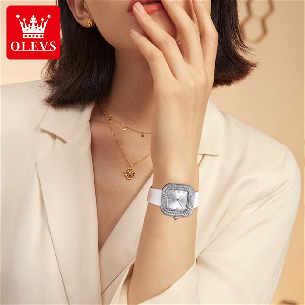 OLEVS 5512 Luxury Elegant Wome - Luxury Watch With Leather Strap recension och pris