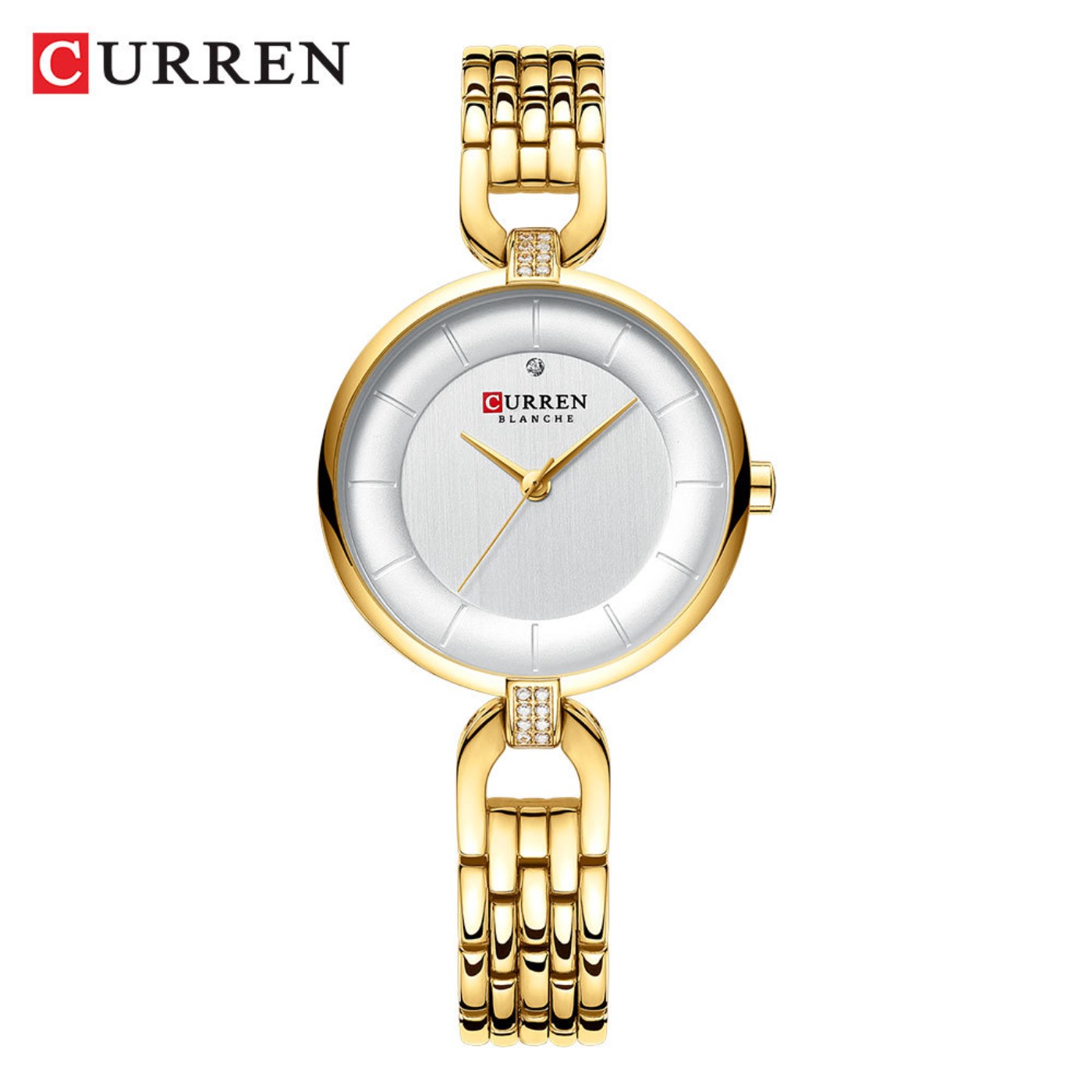 Women Watch CURREN Luxury Bran - Luxury Watch Gold recension och pris