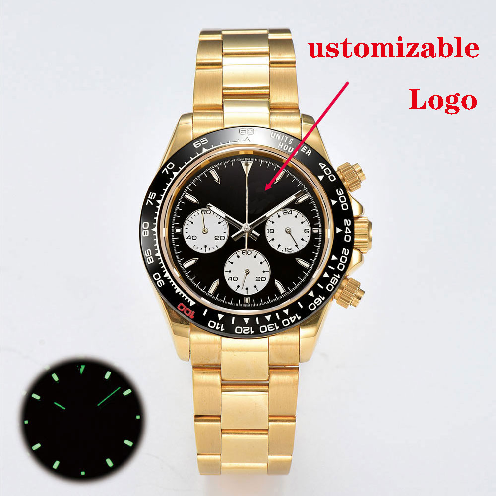 39mm gold custom men's watch V - Luxury Watch Gold recension och pris