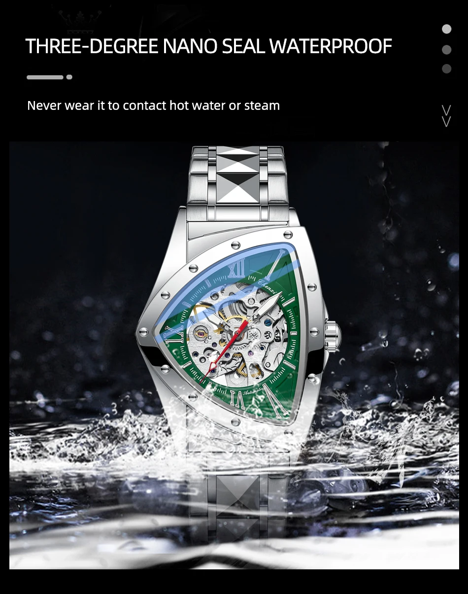 CHENXI Designer Luxury Fashion - Watch Triangle Luxury recension och pris