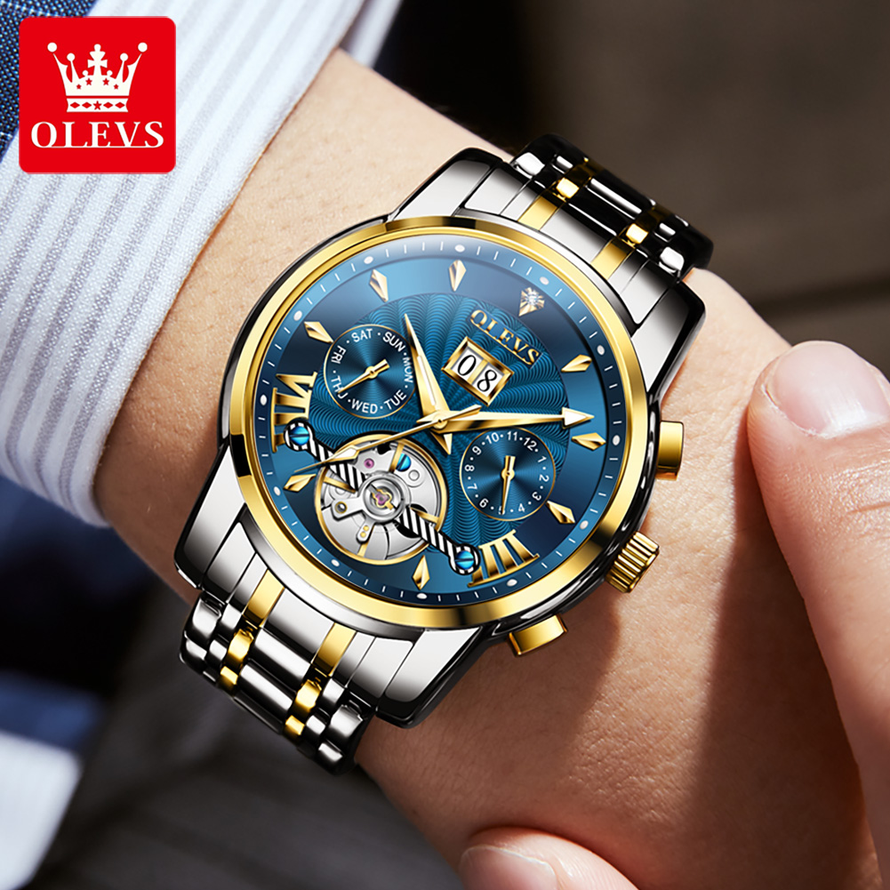 OLEVS Men Watches Luxury Fashi - Luxury Watch Men recension och pris