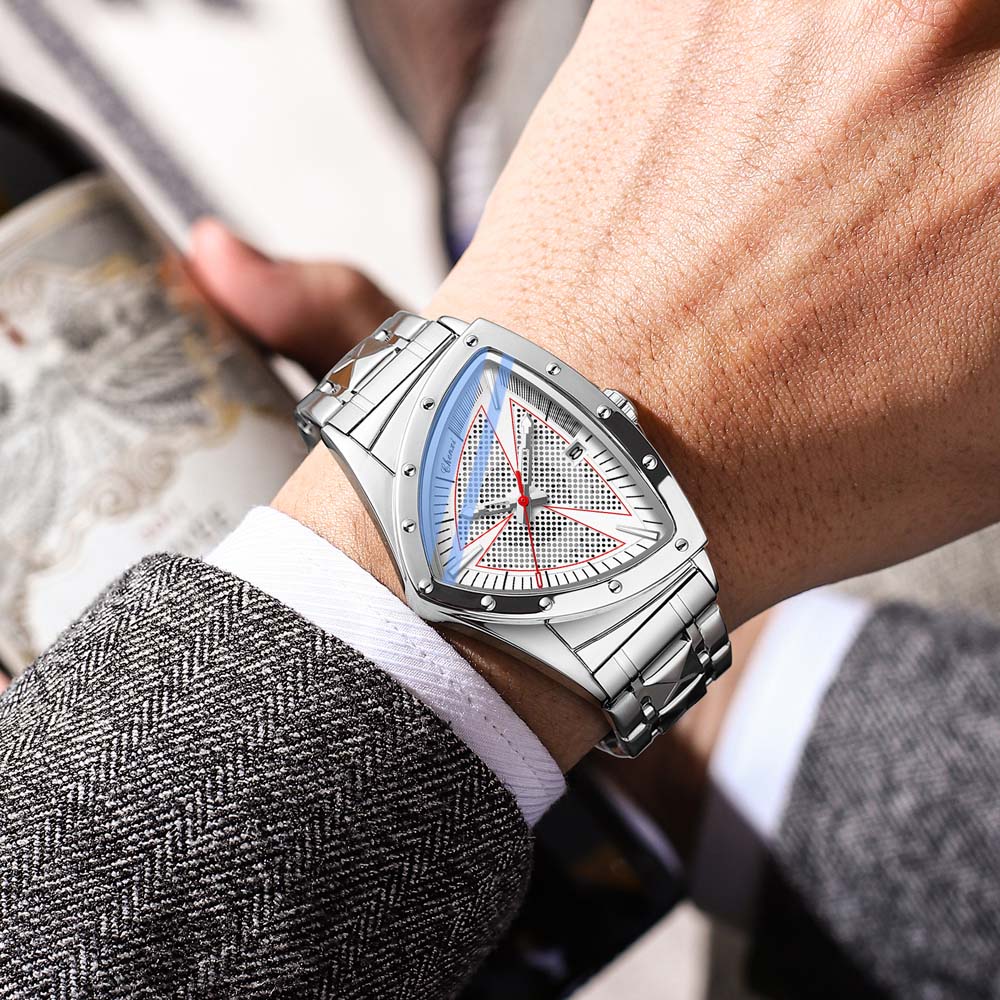 CHENXI Luxury Men's Watch Quar - Watch Triangle Luxury recension och pris