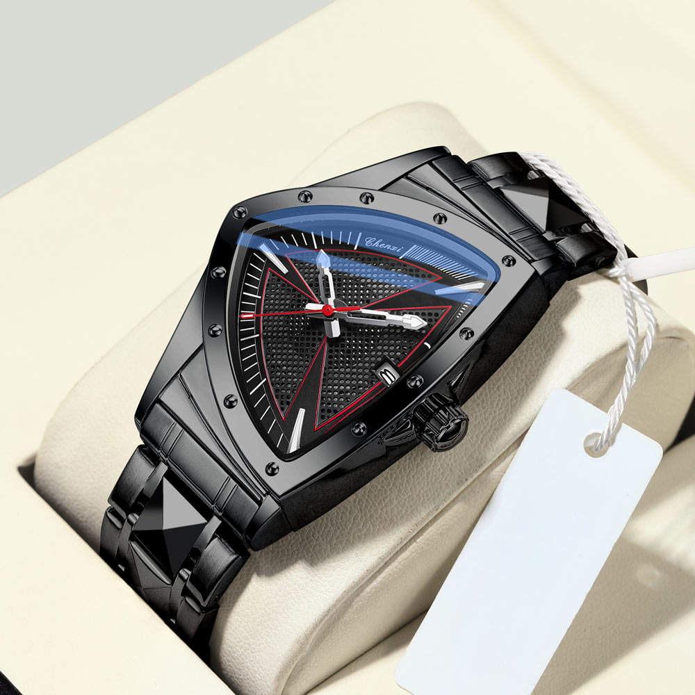 CHENXI Luxury Men's Watch Quar - Watch Triangle Luxury recension och pris