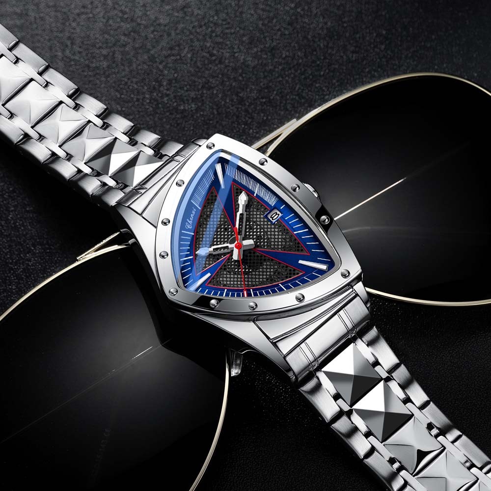 CHENXI Luxury Men's Watch Quar - Watch Triangle Luxury recension och pris