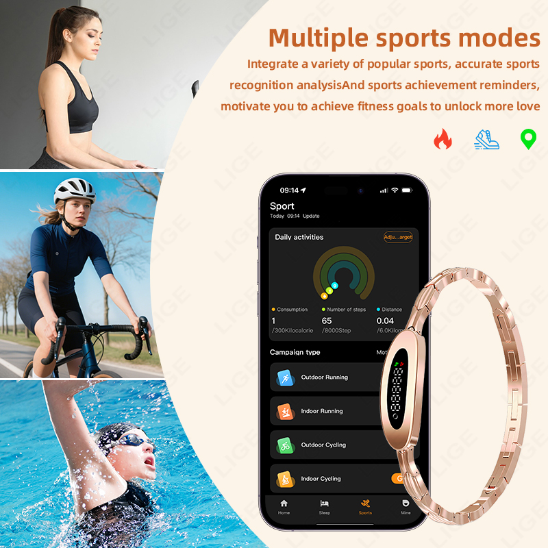 LIGE 2026 Hot Smart Bracelet L - Luxury Watch On Wrist recension och pris