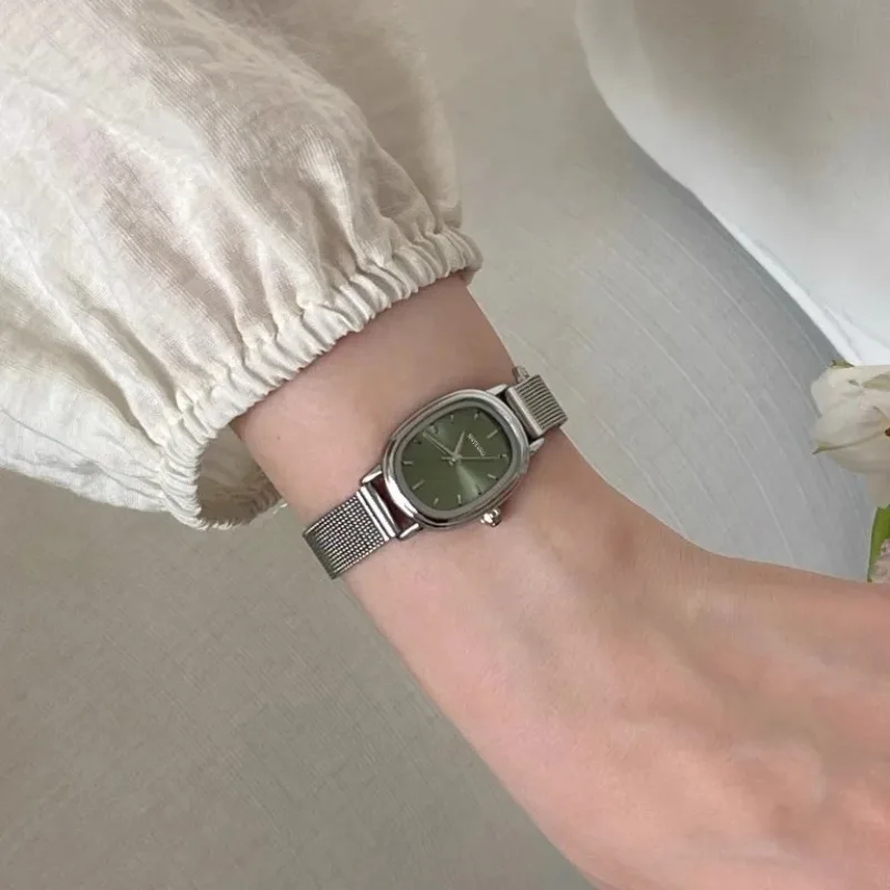 Small Oval Dial Green Watch Si - Luxury Watch Gold recension och pris