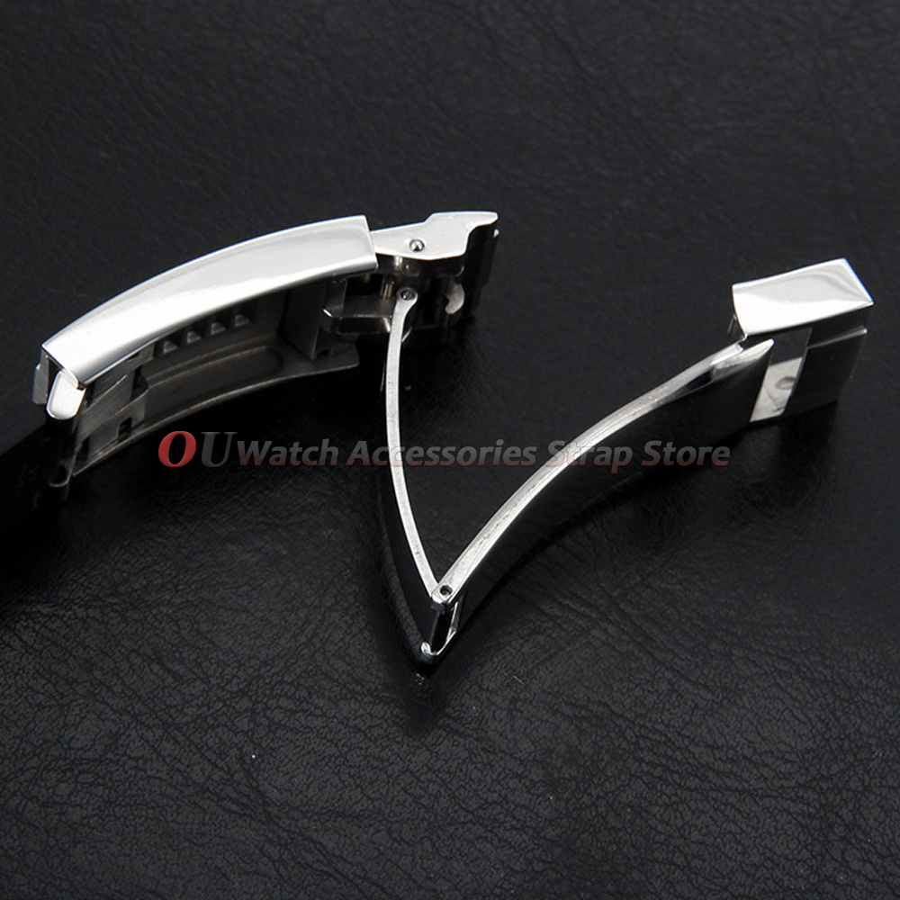 9mmx16mm Stainless Steel Deplo - Luxury Watch Gold recension och pris