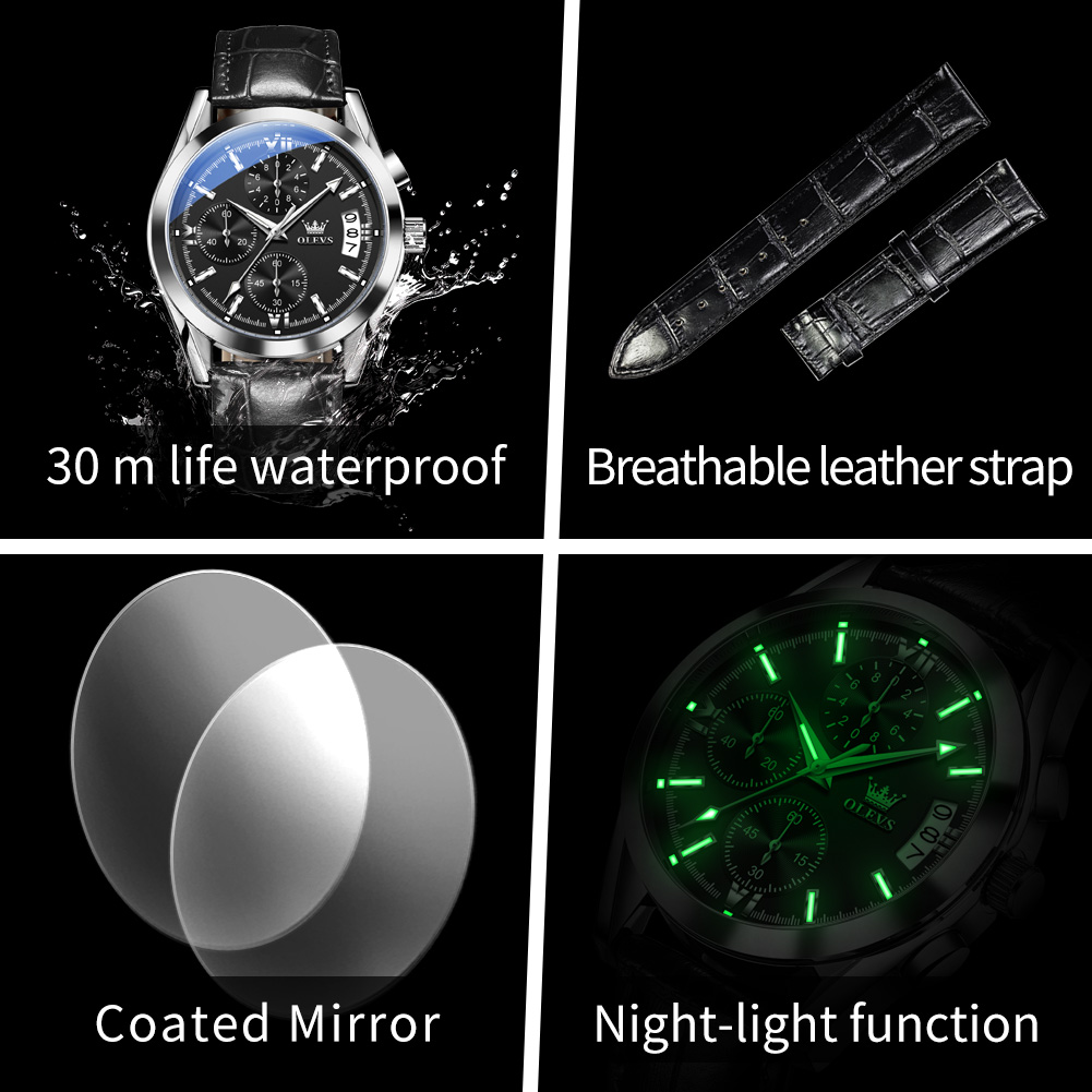 OLEVS Top Brand Luxury Men Wat - Luxury Watch Magazine recension och pris